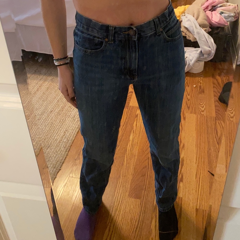 vintage thrifted jeans